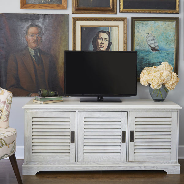 angelo:HOME TV Console/Buffet Cabinet - 60" Louvered Door ...