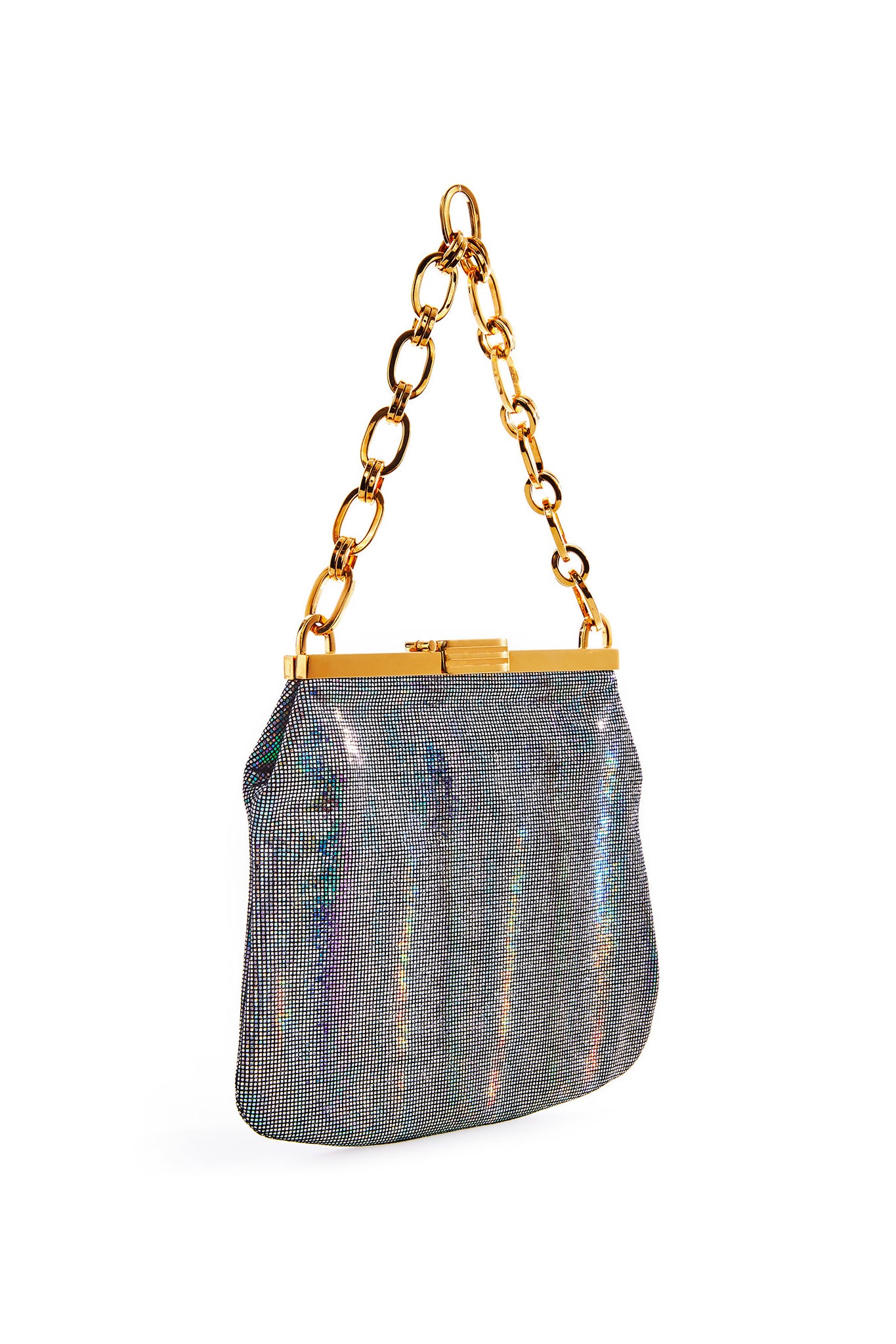 5 AM Bag in Titania Holographic Leather