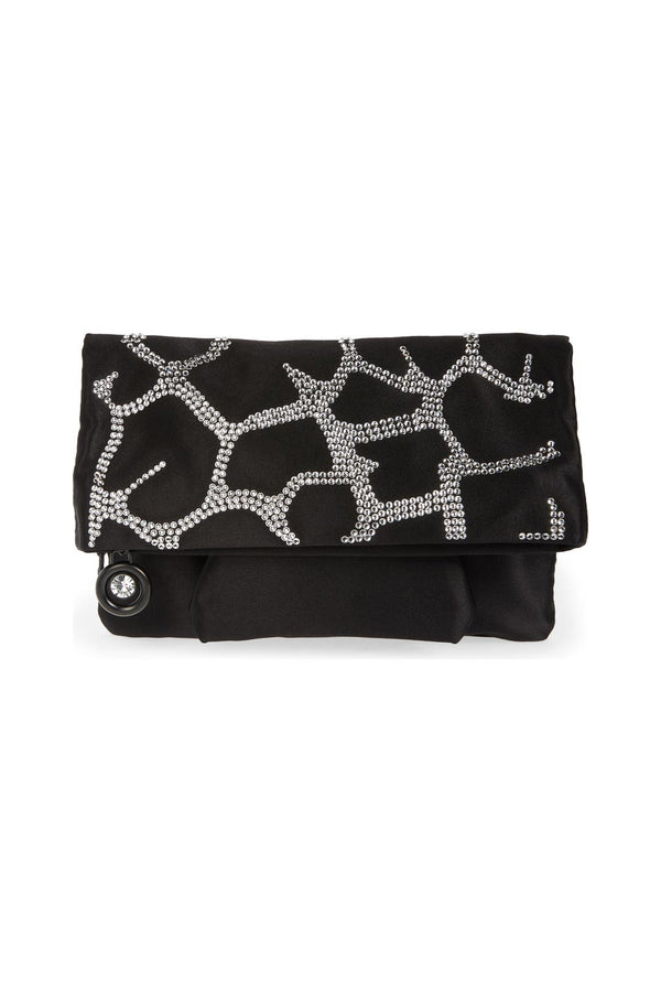 PM Clutch in Black Calf Hair