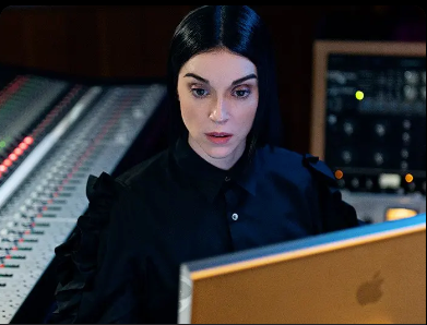 St. Vincent in the recording studio