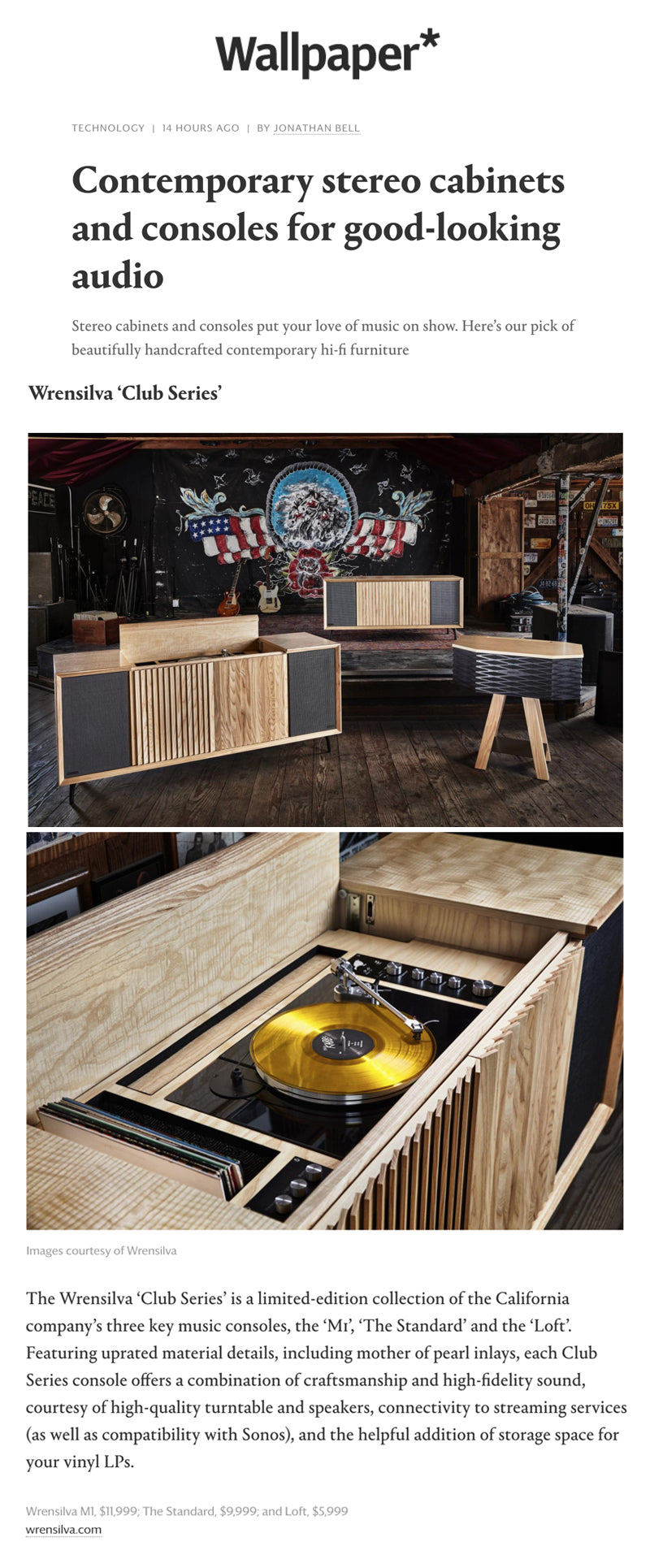Wallpaper - Contemporary stereo cabinets and consoles for good-looking audio