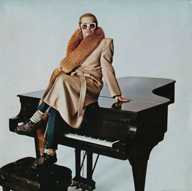 Elton John and his Steinway