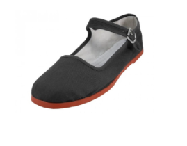 black chinese slippers