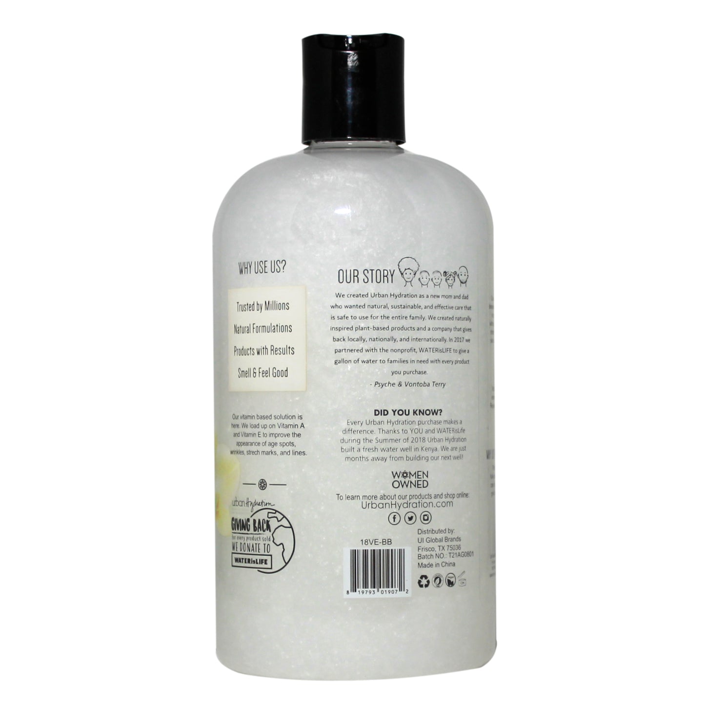 Vanilla Bubble Bath Urban Hydration