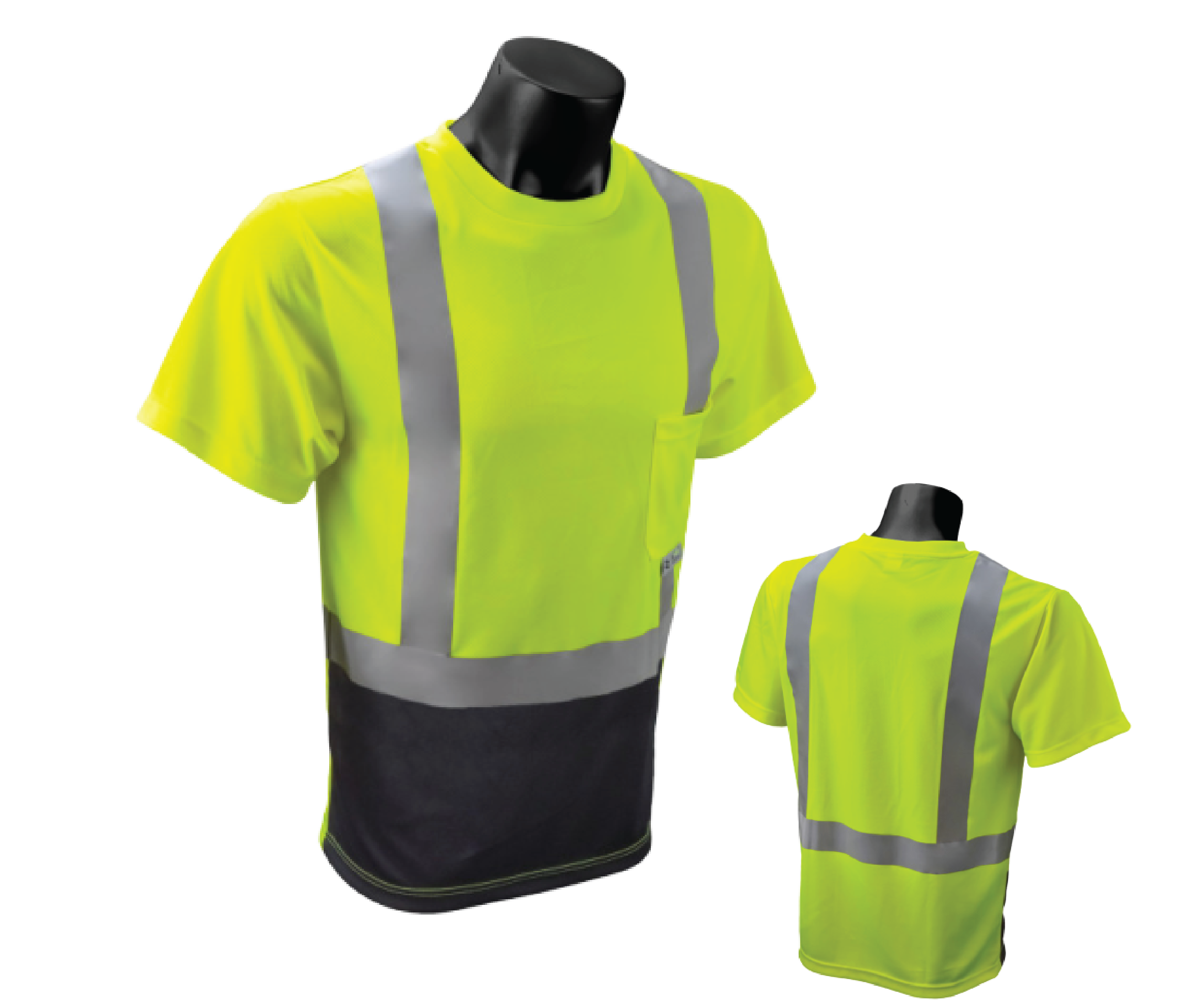 ERB S730, Class 2 Safety Vest w/Pink Contrasting Trim