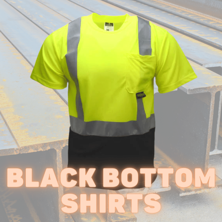 Black Bottom Safety Shirts