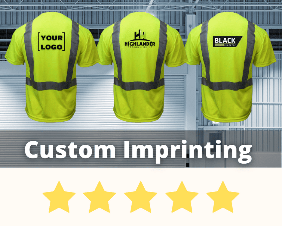 Sublimation Safety Reflective Vest-Green Color