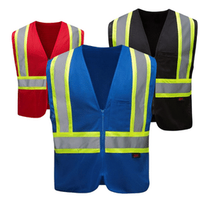 Enhanced Visibility - Colored Safety Vests