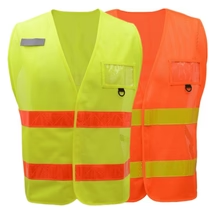 Green/Orange Safety Vests