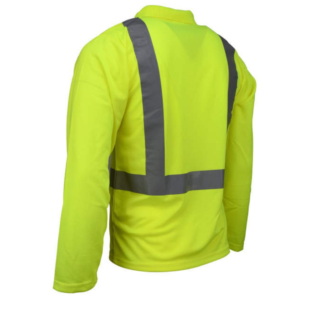 Radians ST22, Hi-Viz Long Sleeve Polo Shirt, Class 2 | Hi-Viz.com