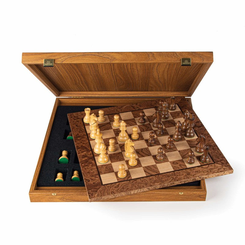 Chess Wooden Set - Schach-Kassette (Xadrez) (Philos)