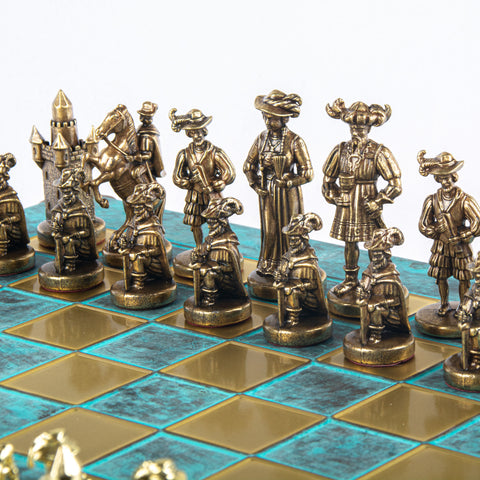 medieval knight chess set