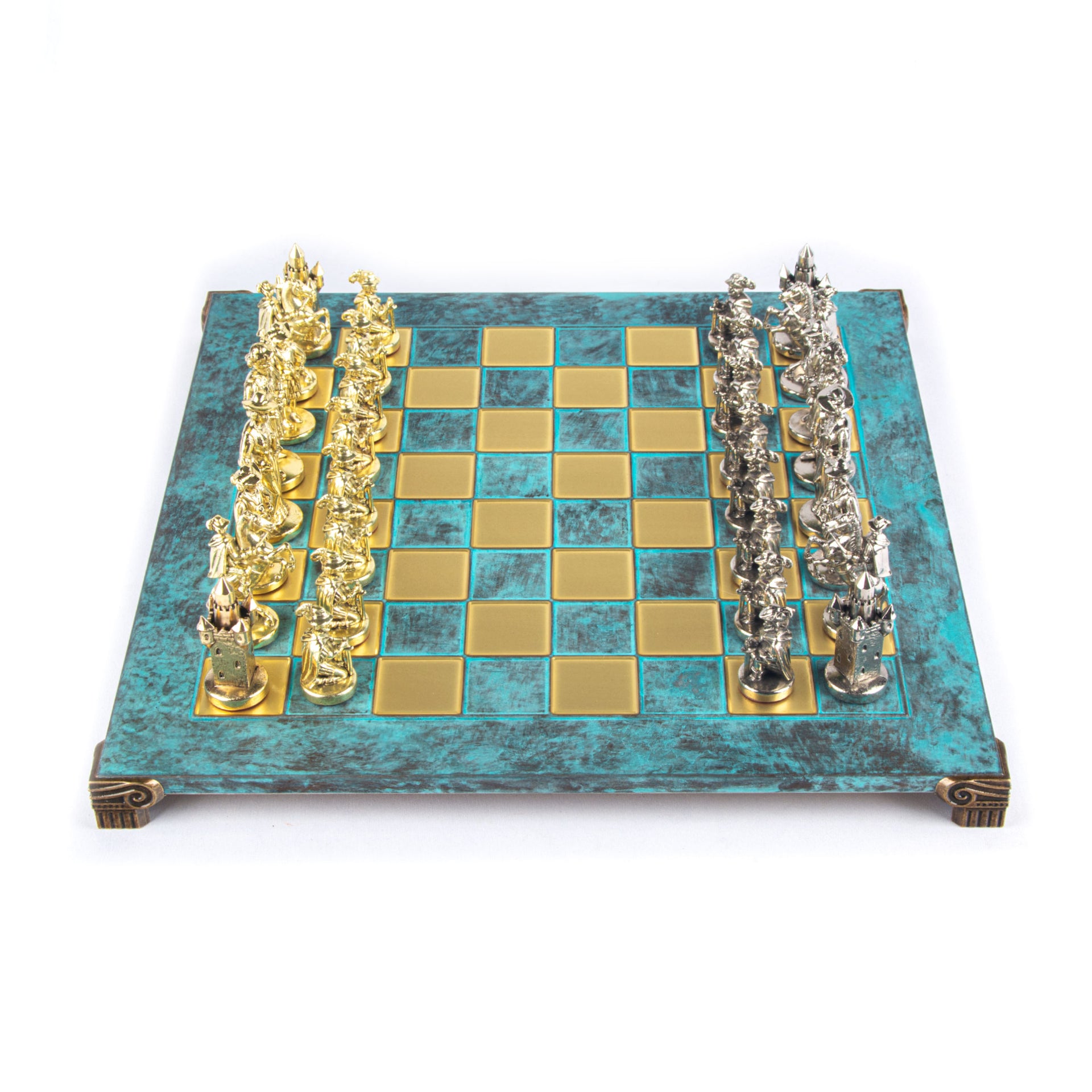 medieval knight chess set