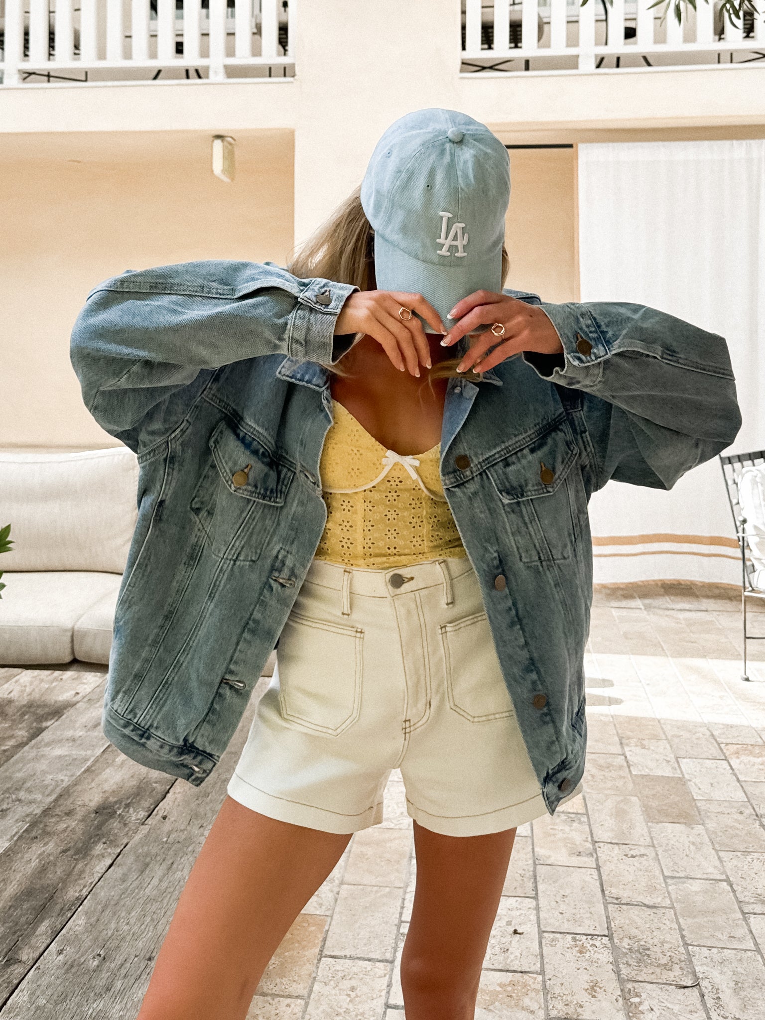 Double Take Oversized Denim Jacket