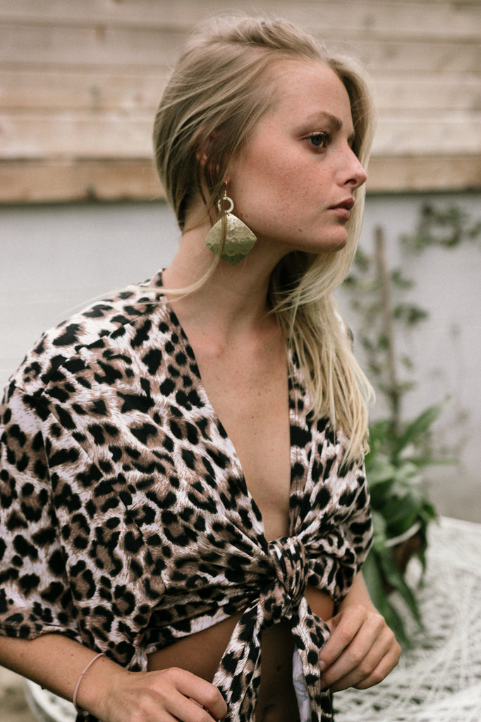 The Untamable leopard print top ~ #StitchandFeather #FeatherBabe