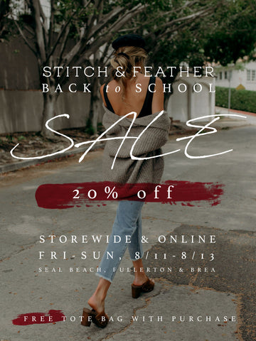 Back To School Sale 2017