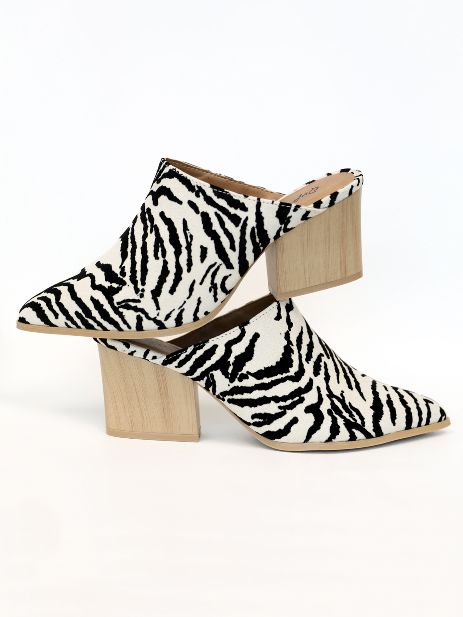 zebra mules shoes