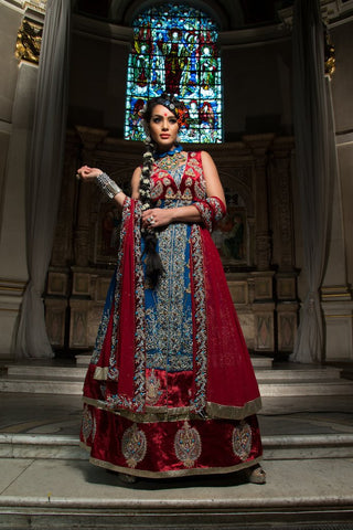 woman-wearing-indian-wedding-suit