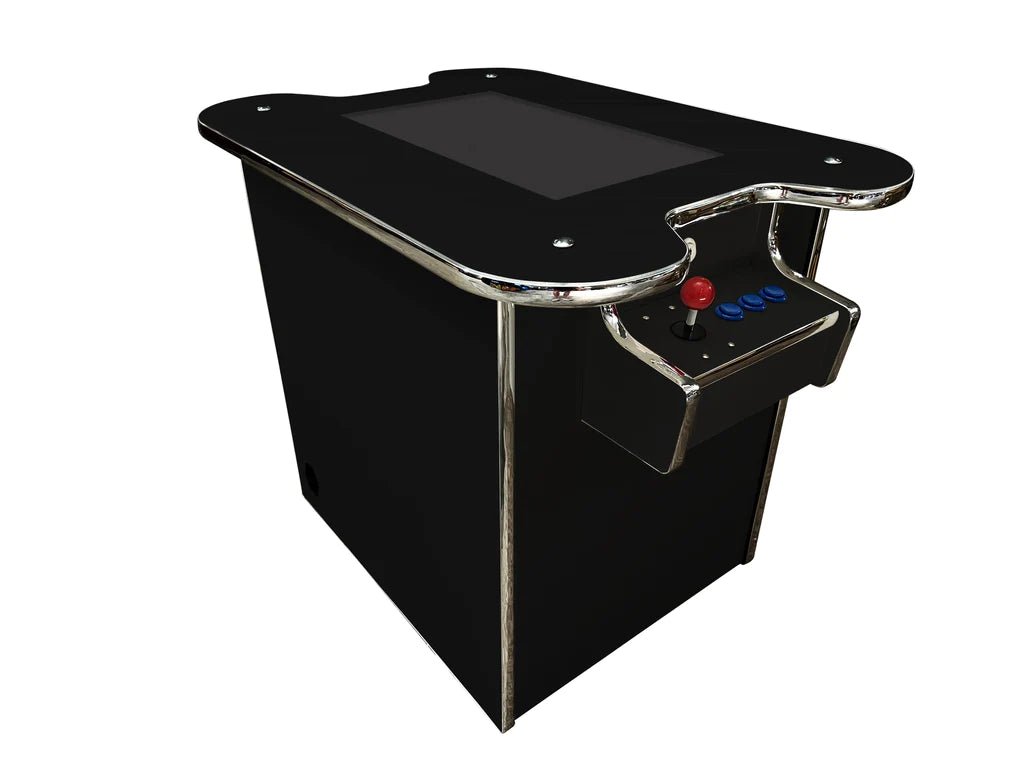 2 Player 27 Upright Arcade Cabinet Flat Pack Kit - Black - Arcade World UK