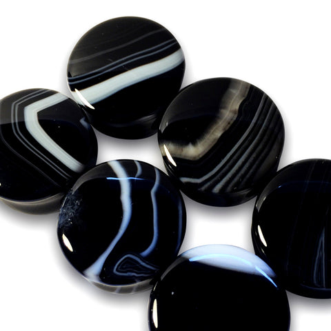 black striped agate