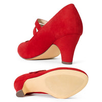 wide width mary jane heels