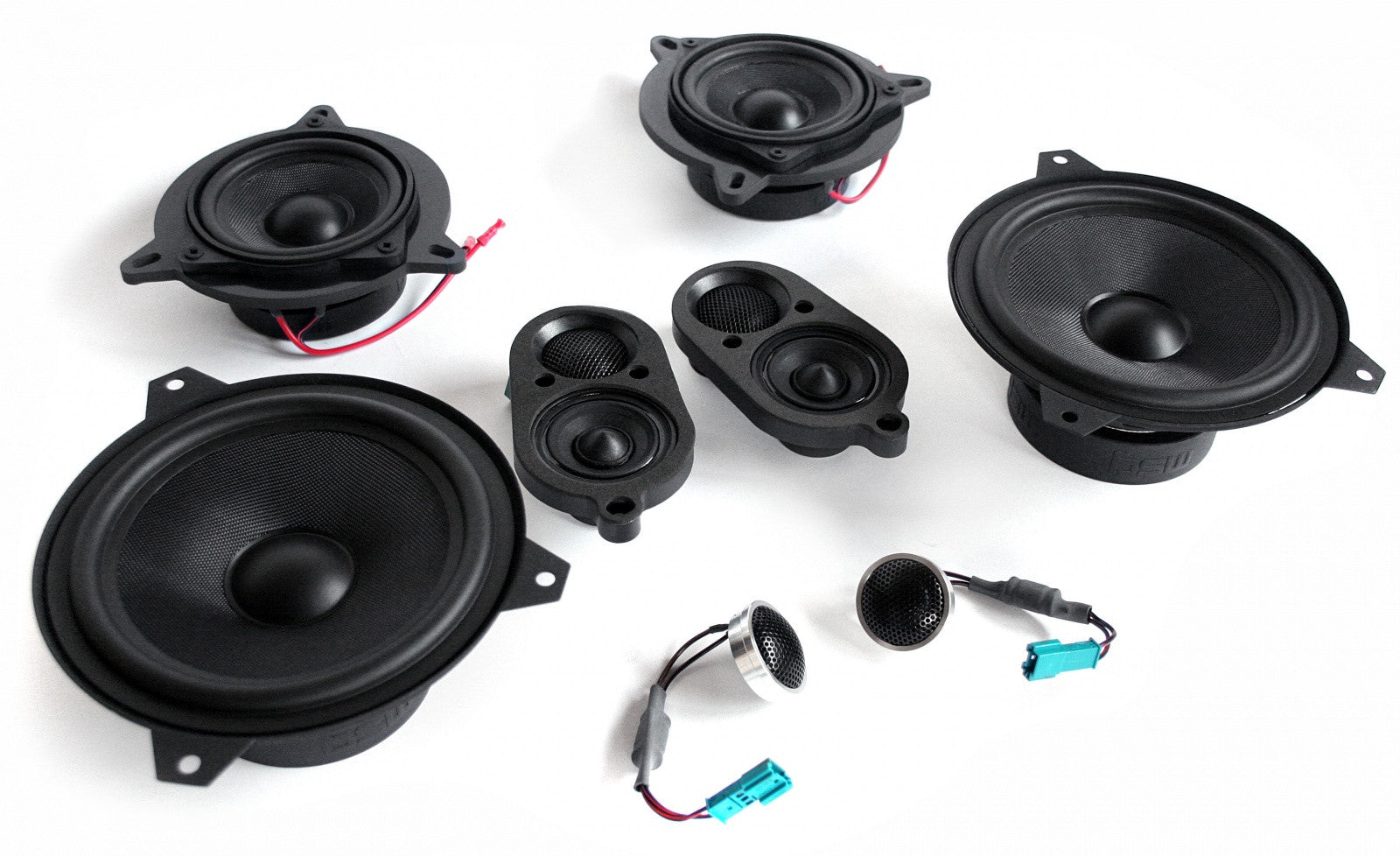 BACKORDERED UNTIL 9/15/24 - RECOMMEND YOU ORDER NOW! Bavsound Stage One Speaker Upgrade for E46 Convertible with Harman Kardon