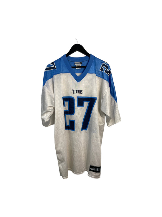 Eddie George Tennessee Titans Puma NFL Red Alternate Jersey Size