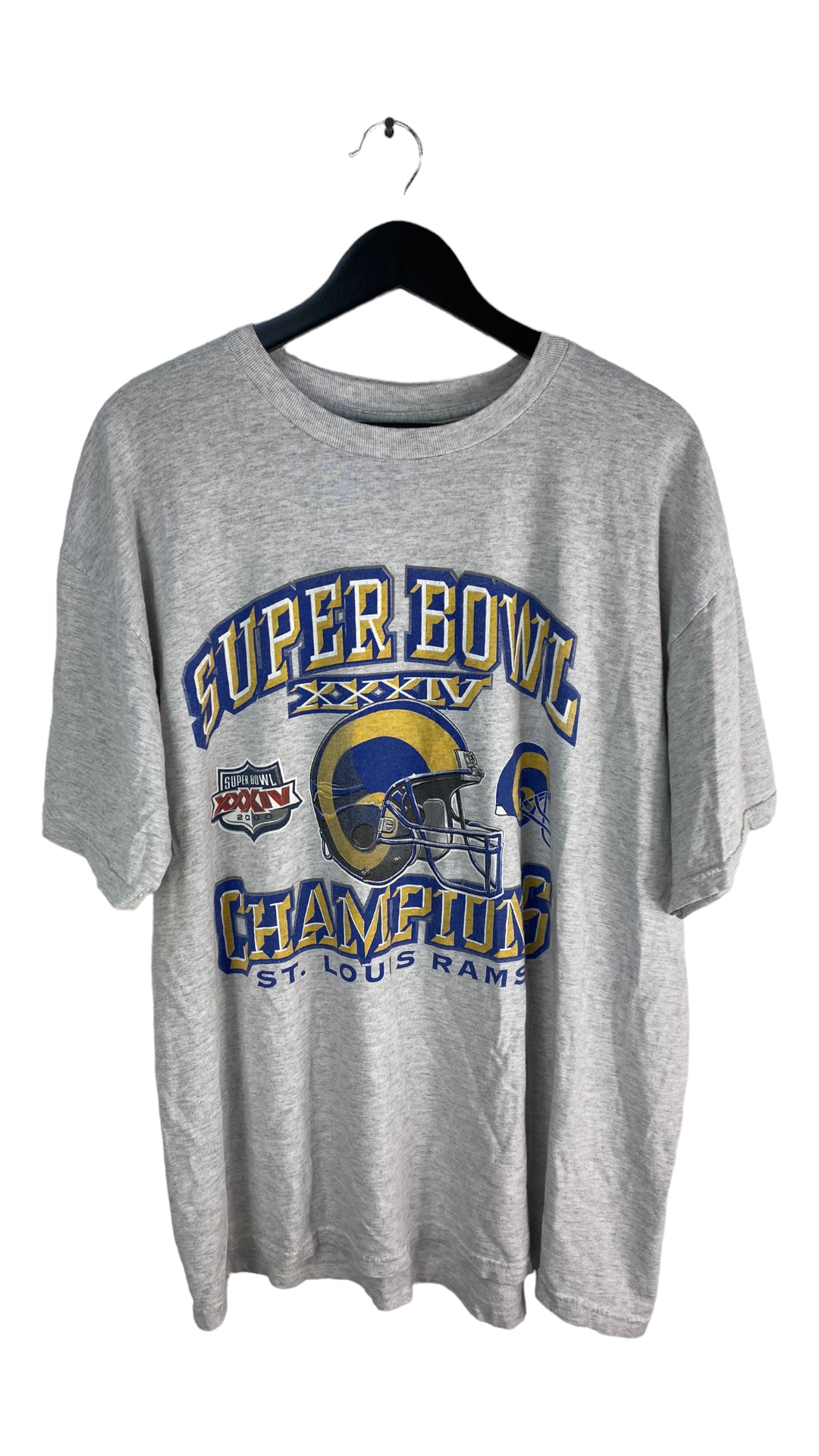 Superbowl 2000 St. Louis Rams Champion Vintage Style Tshirt