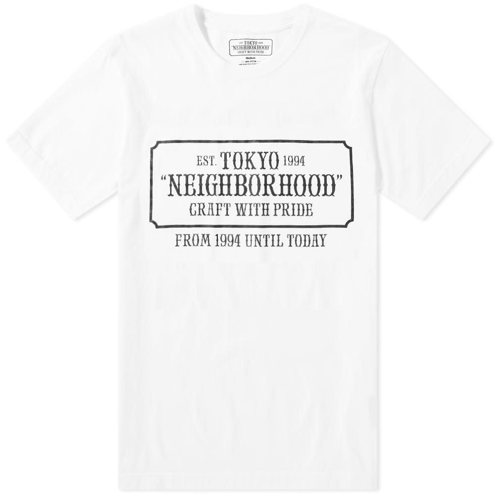 Neighborhood Bar & Shield Tee Gray L