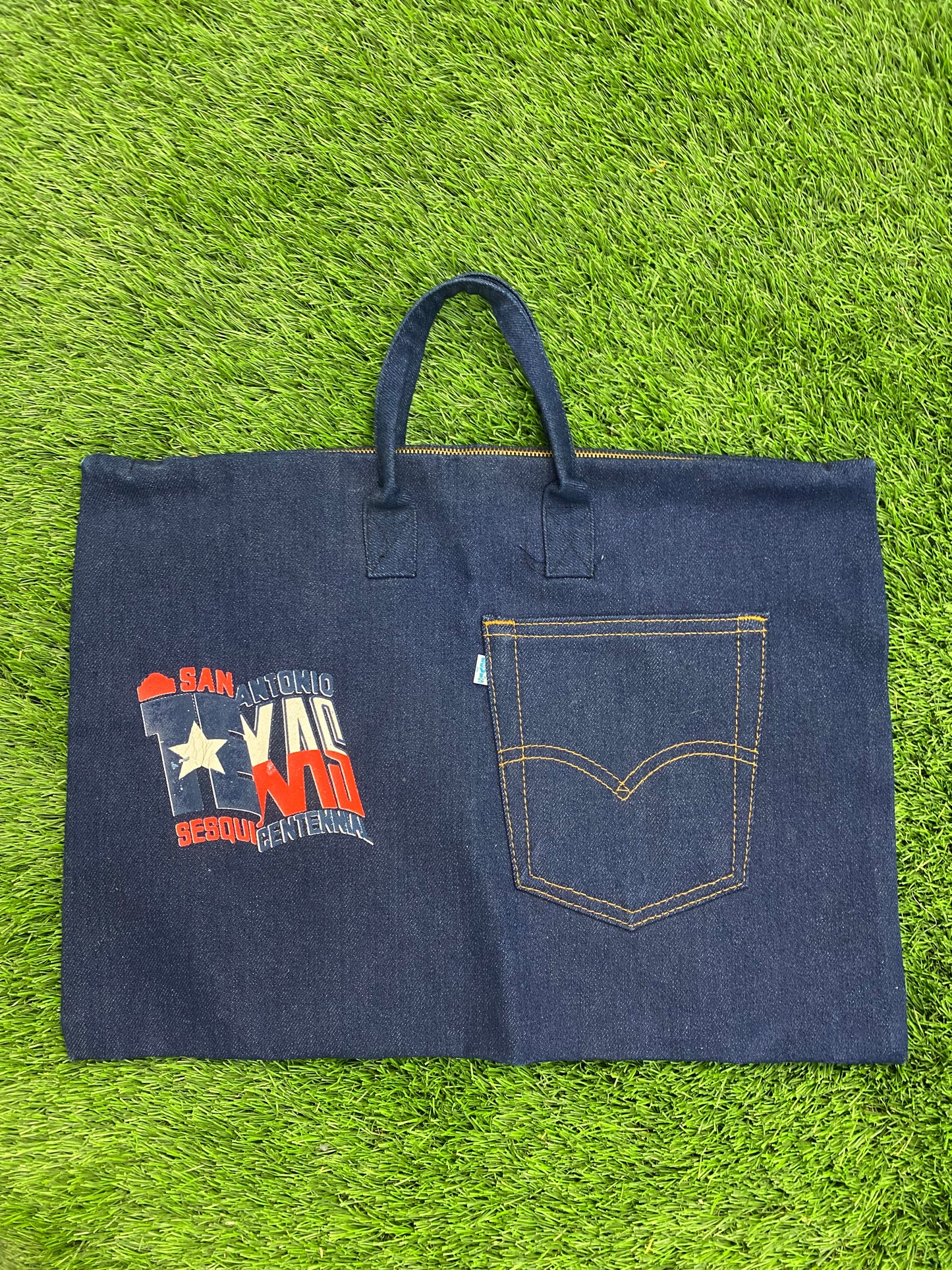 VTG Levis San Antonio Pocket Denim Tote – Music City Vintage