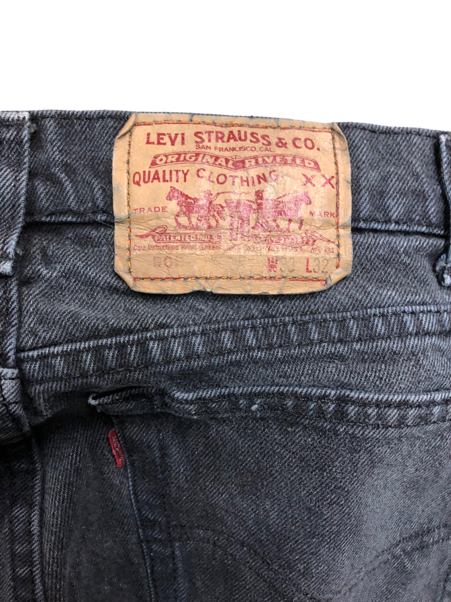 VTG Black Levi's Jeans Sz 36/30 – Music City Vintage