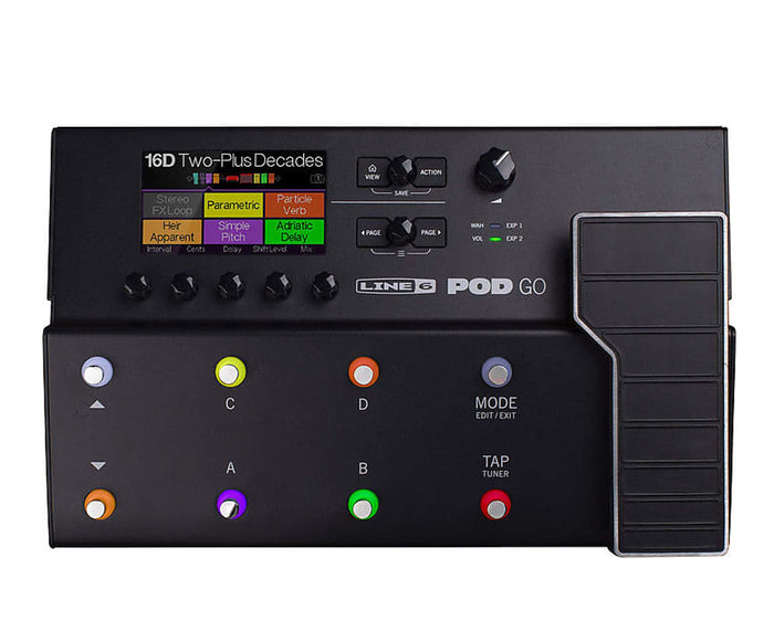 Line 6 Pod Go Guitar Multi-Effects Processor Pedalboard – Megatone