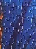 Close up of Harriet Tubman Puzzle Pieces