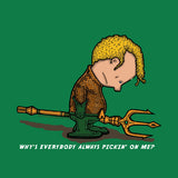 Why's Everybody Always Picking on Me? Aquaman Peanuts Mashup by Aaron Gardy + House Of HaHa