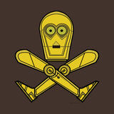 We Don't Like Your Kind C3-PO Skull and Crossbones Parody by Melody Gardy + House Of HaHa