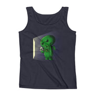 Midnight Snack Chibi Cthulhu Ladies' Tank Top + House Of HaHa Best Cool Funniest Funny Gifts