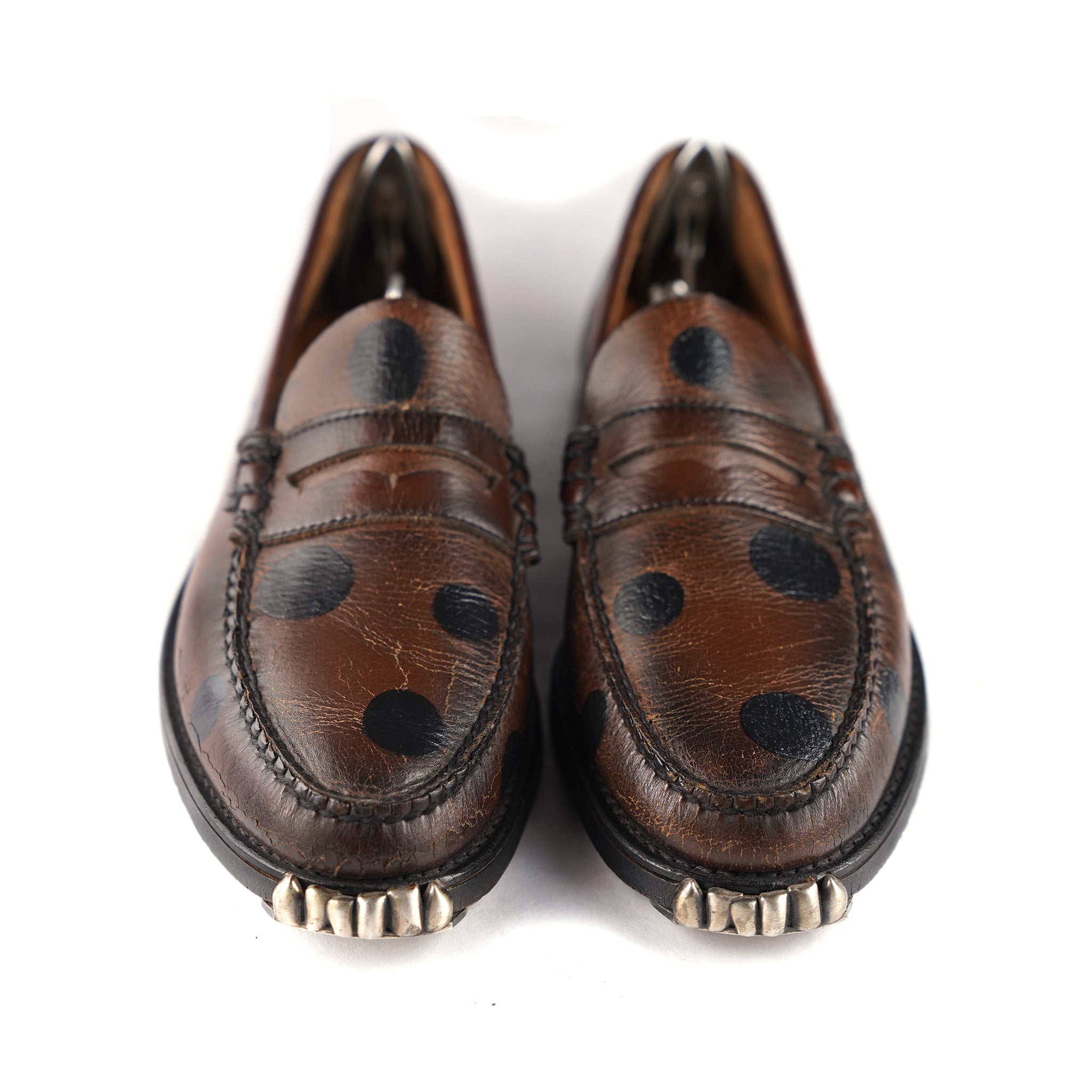 Coffee+Black Spotty Loafer | Butcher James | Reviews on Judge.me