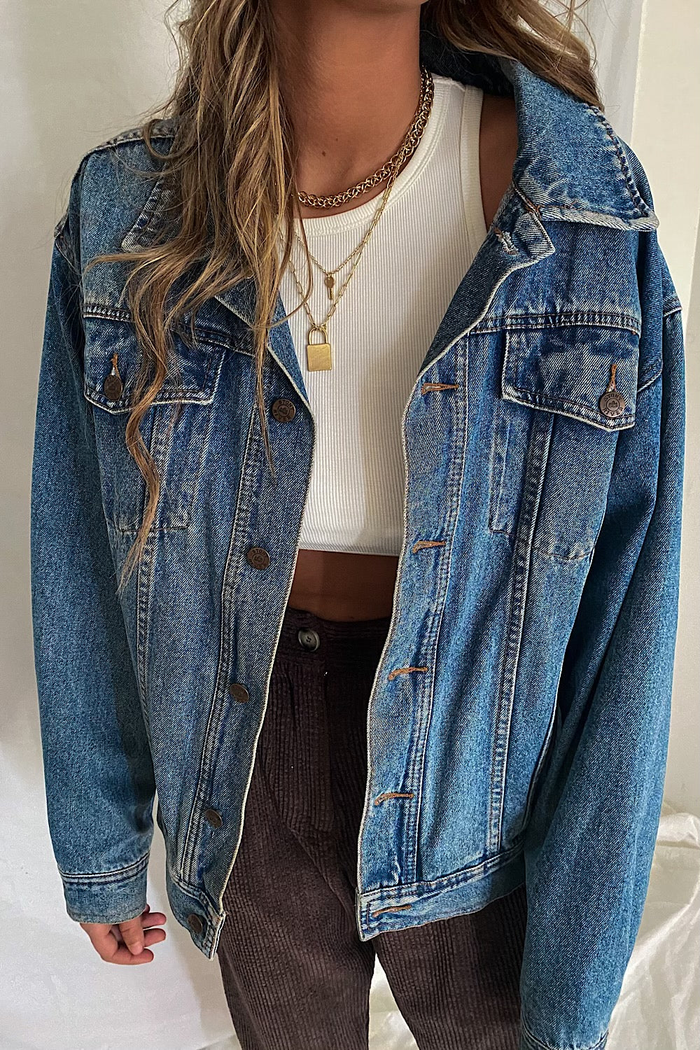 Vintage Oversized Denim Jacket