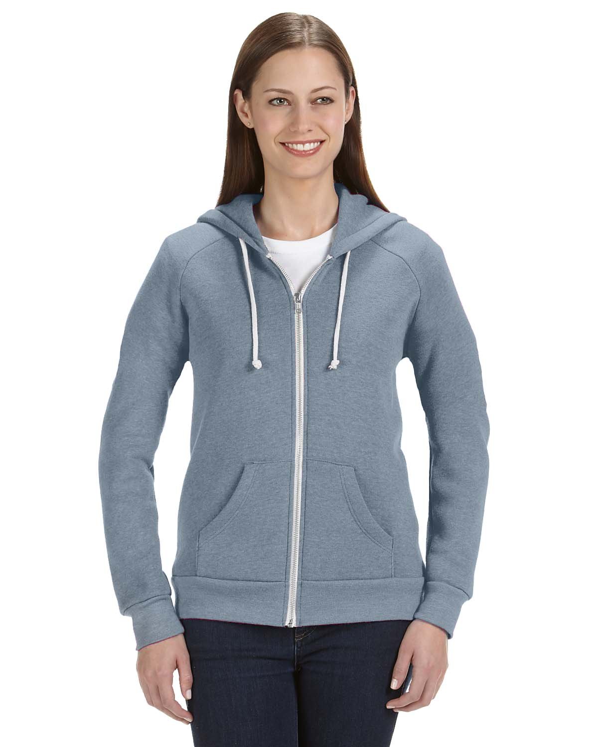 alternative apparel eco fleece hoodie