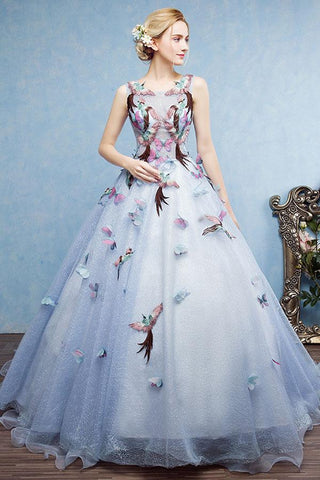 Ball Gown Court Train Halter Floral Embroidery Wedding Dress