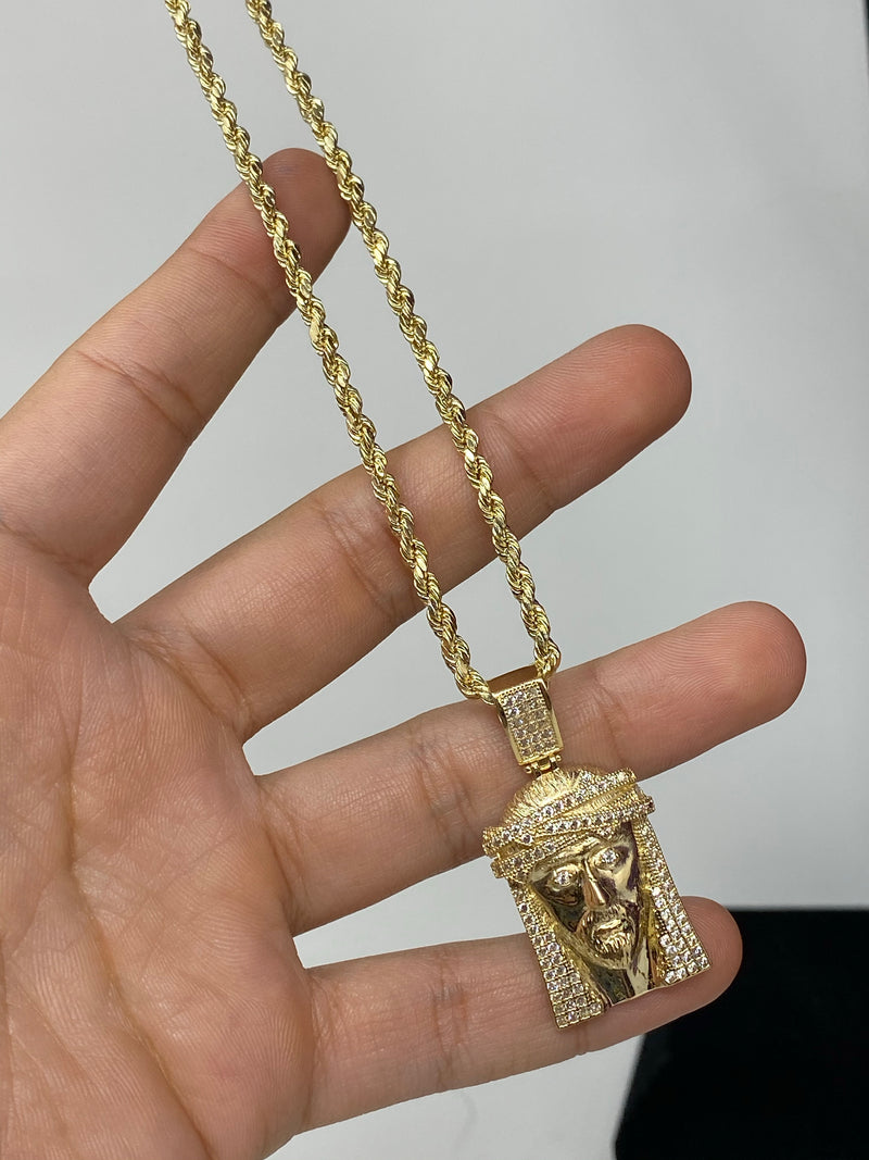 real jesus piece necklace