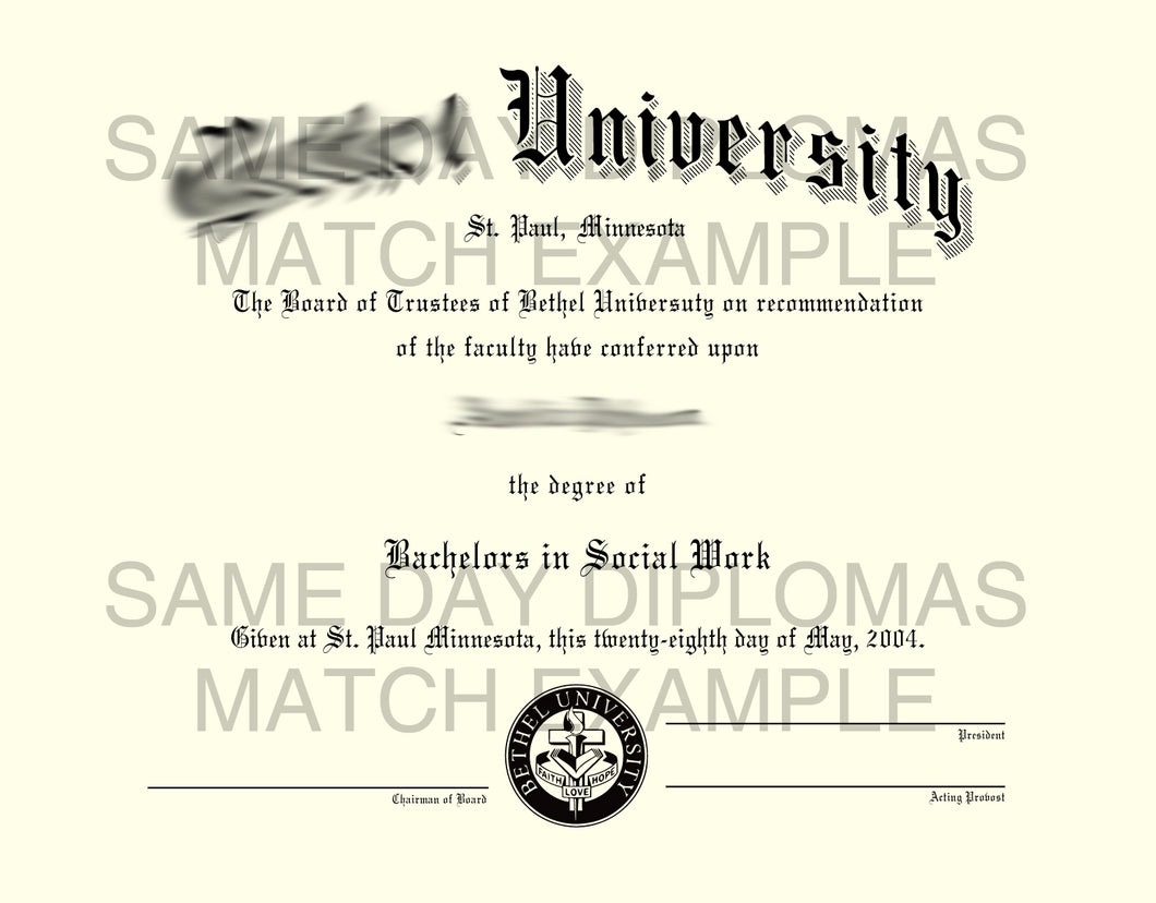 Buy Replacement Master Degree Diploma