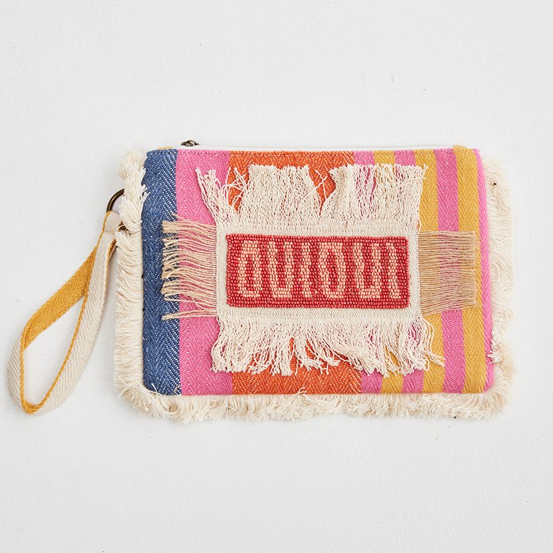 Oui Oui Pouch in Multi Bright