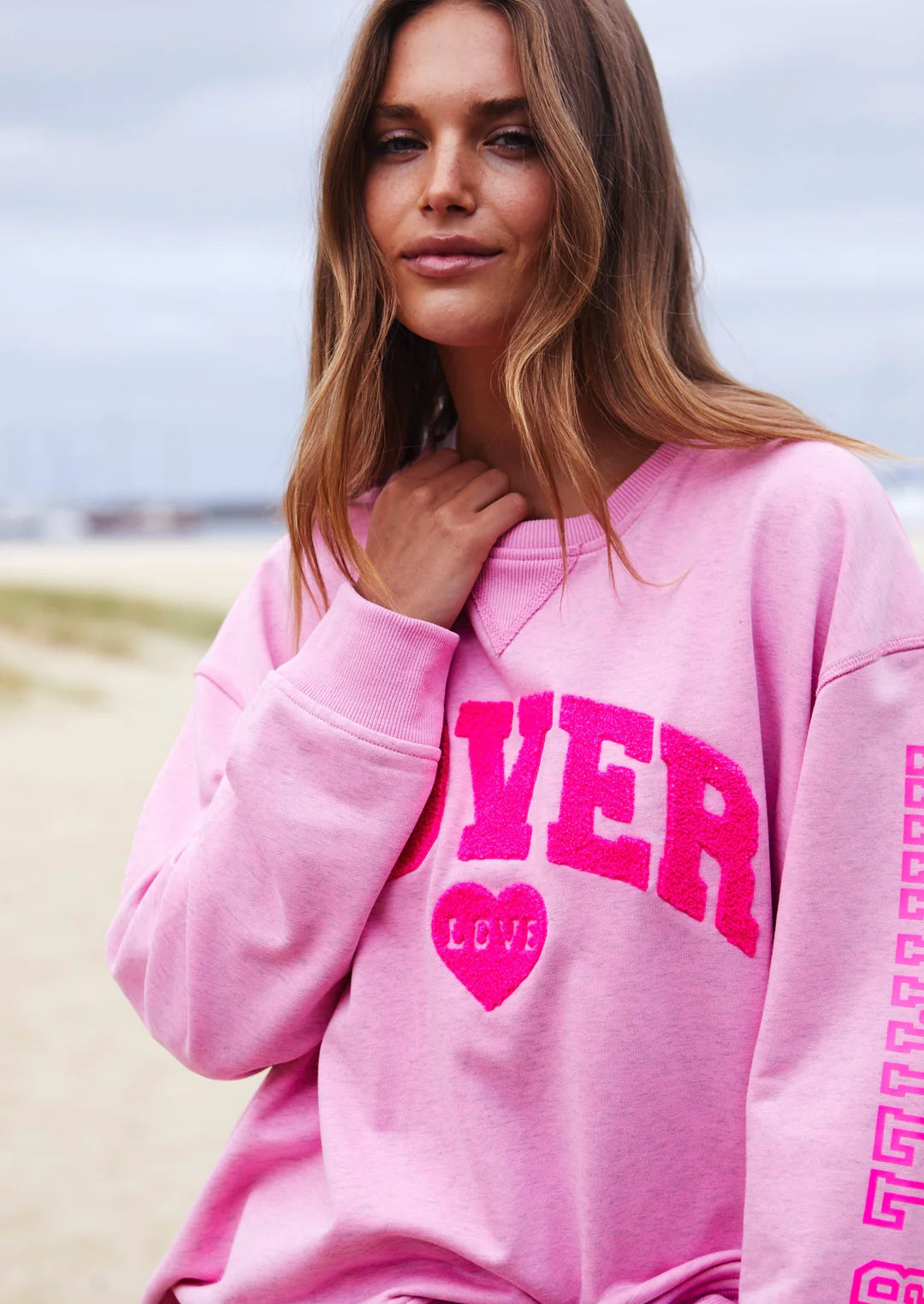 Lover Pink Marle Sweat