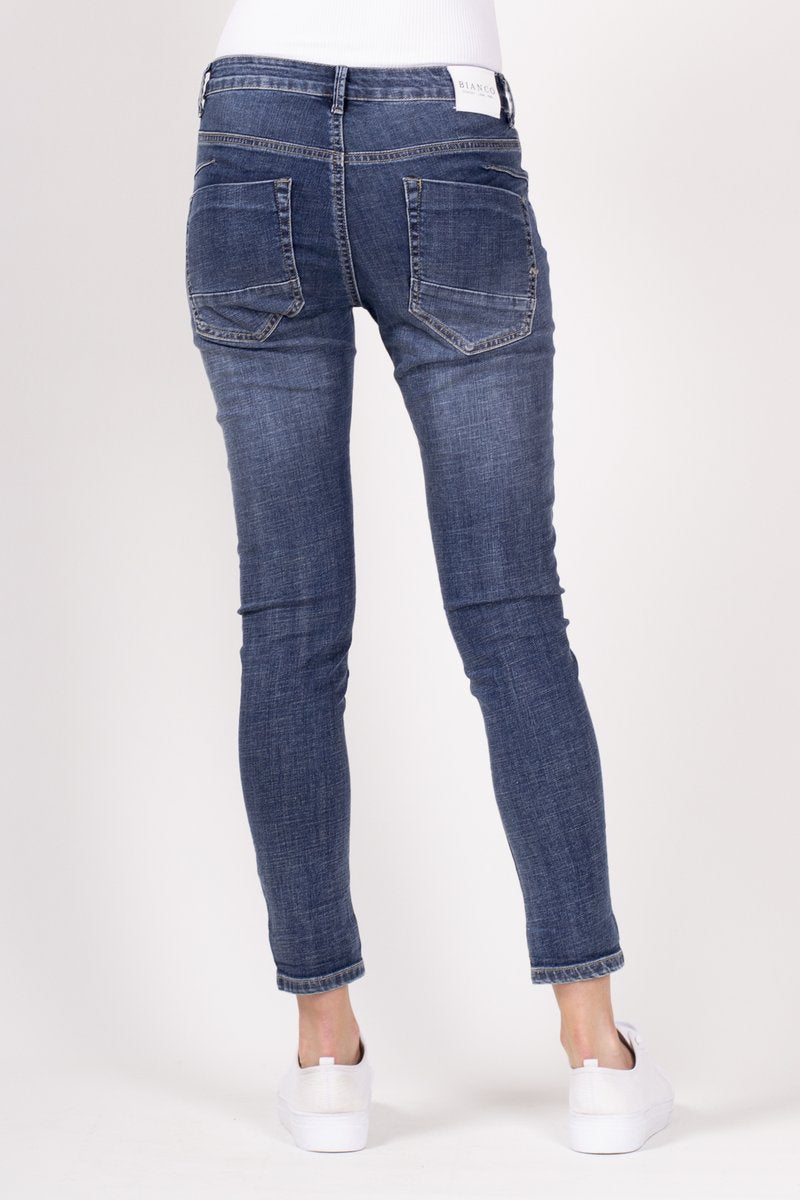 BIANCO JEANS - Barbera Boyfriend Jeans - Womens - Jeans denim cotton ...