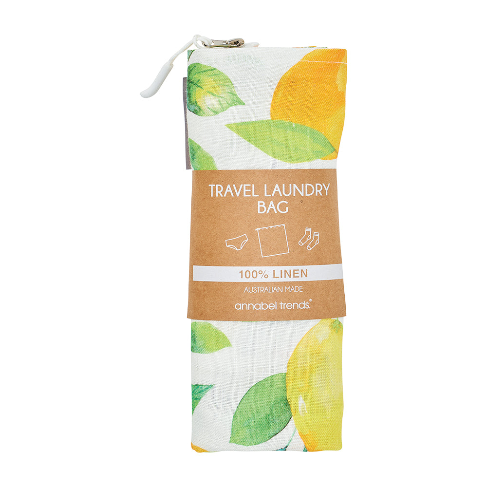 Laundry Bag - Linen - Amalfi Citrus