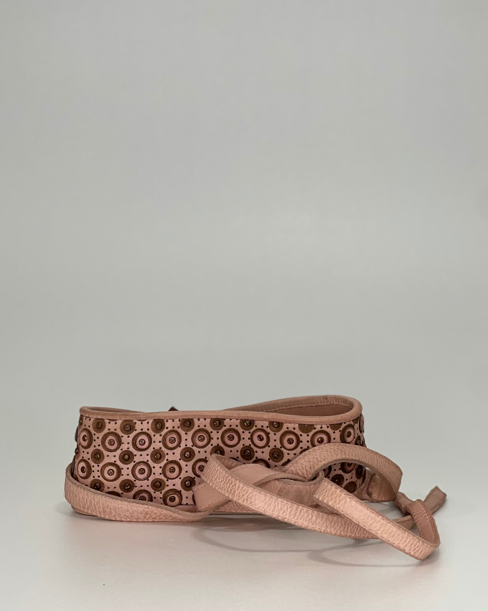 Bianca Stud Wrap Belt in Blossom