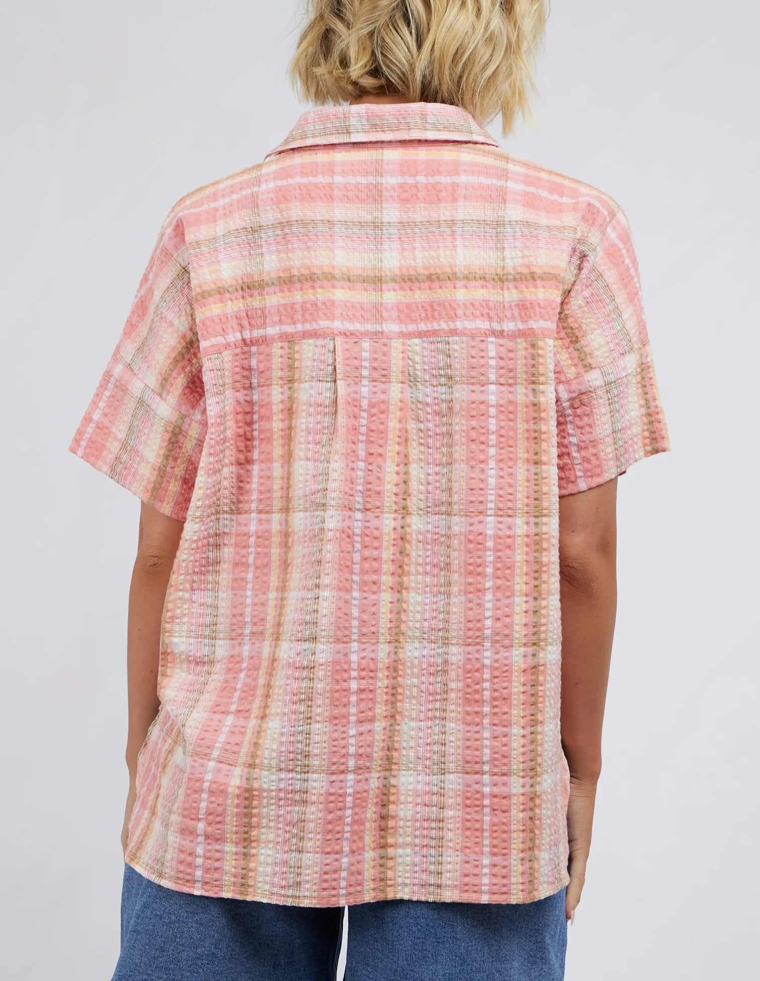 Dawn Shirt in Pink Check