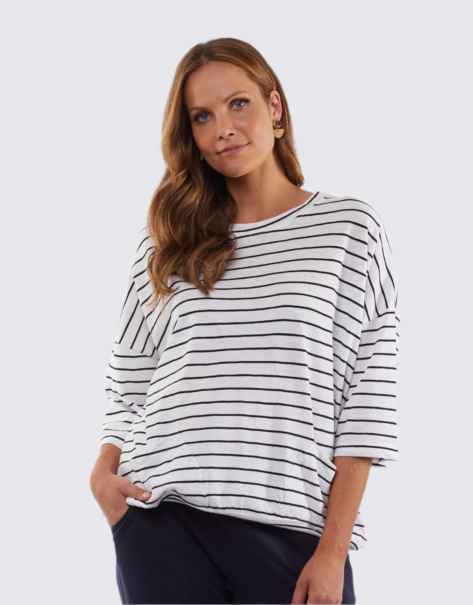 Mazie Sweat in Stripe