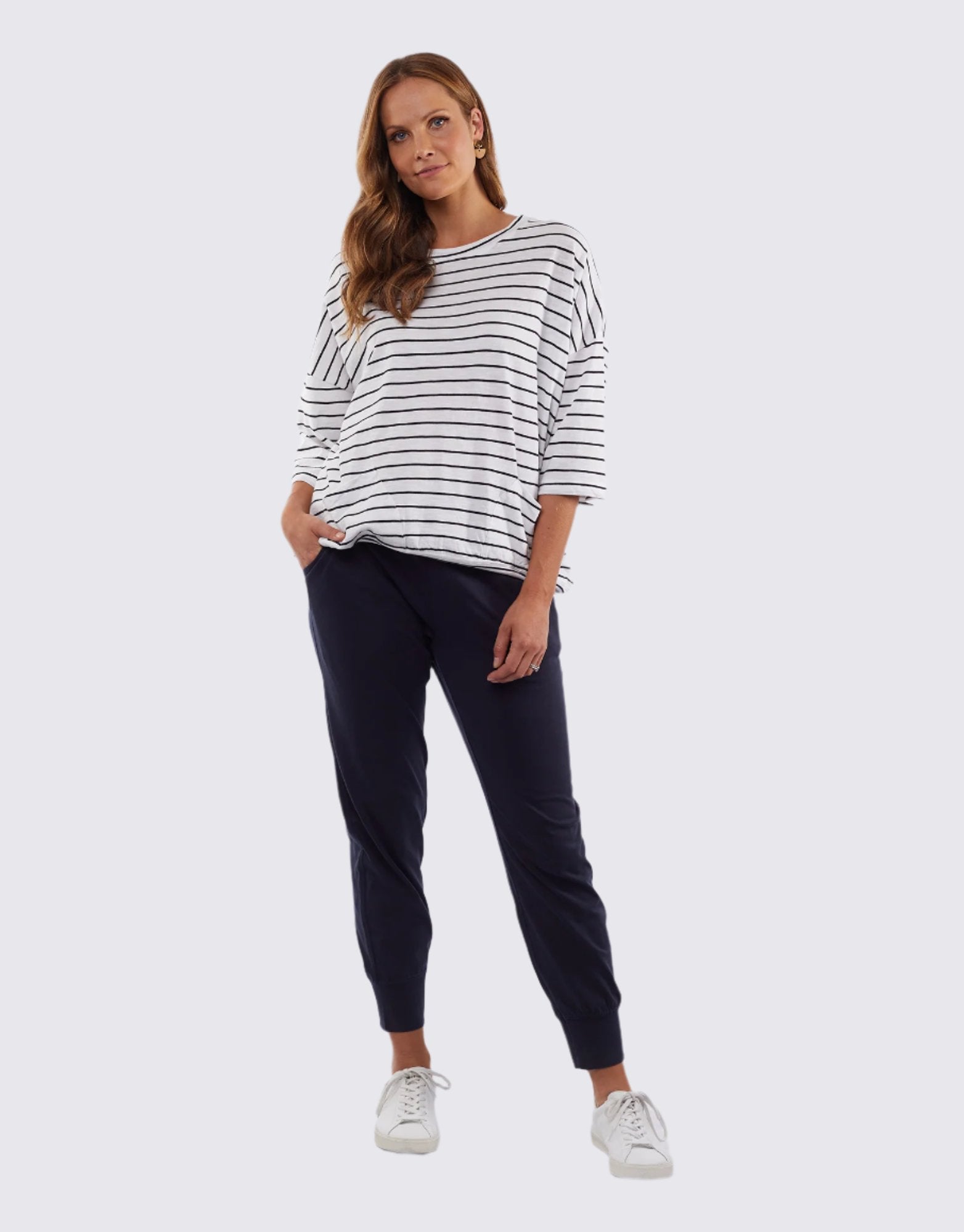 Mazie Sweat in Stripe